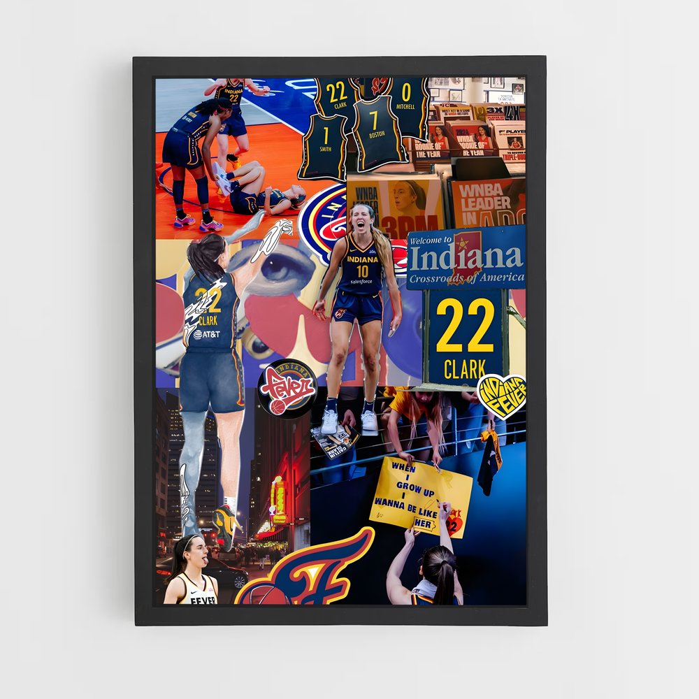 Poster Hoops Mania – affiche Basketball (vue 2)